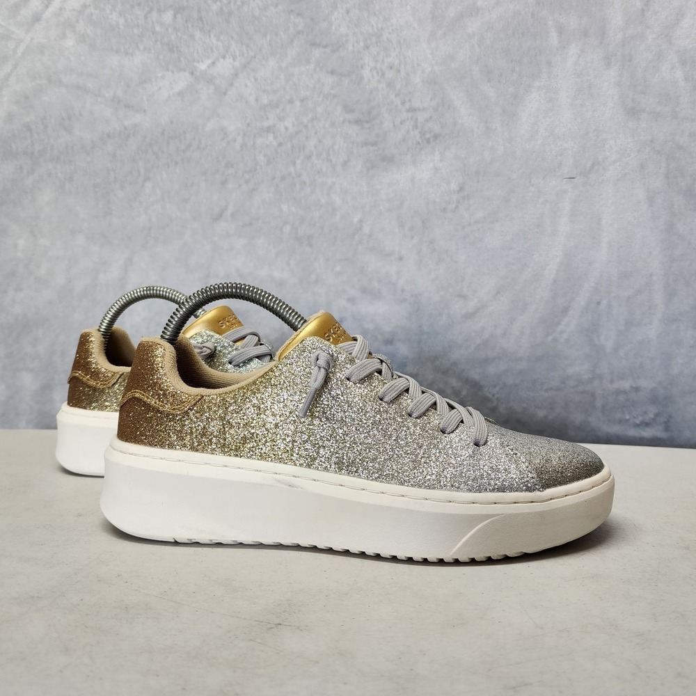 Skechers x Jane Shoes Womens 7.5 Sneakers Glitter… - image 7